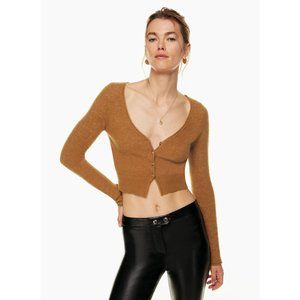 Aritzia Wilfred Santorini V-Neck Cardigan